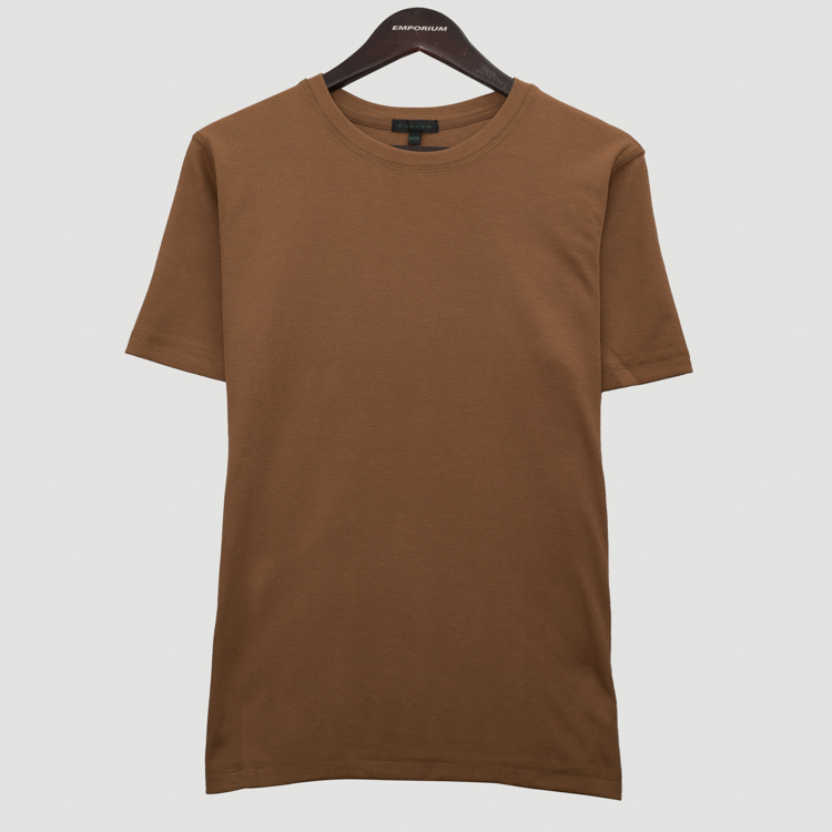 playera caf estructura plana marca carven slim 163970 CAFE