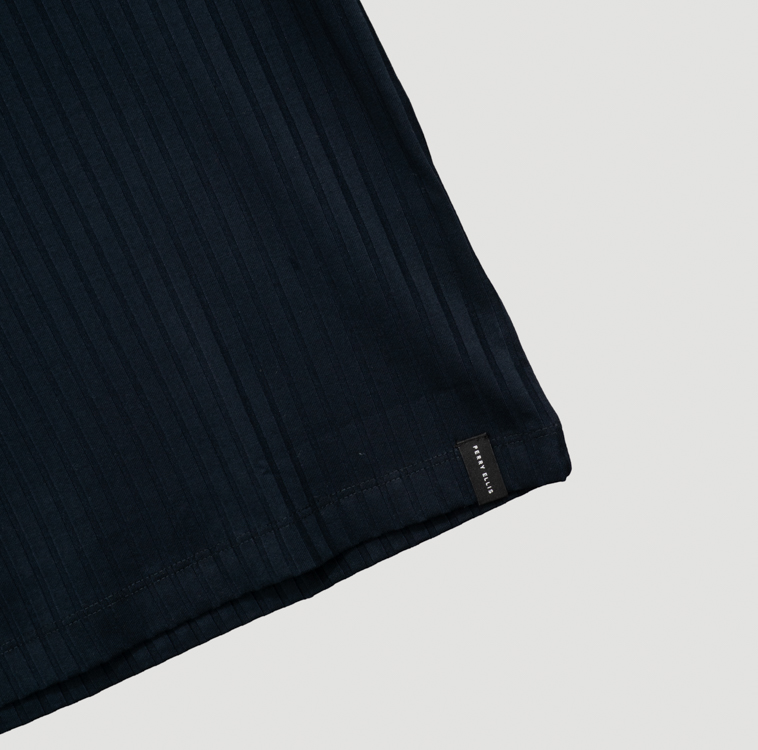 polo azul marino estructura labrada marca perry ellis cl sico 166898 AZUL MA