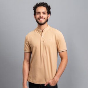 polo caf estructura contraste marca carven slim 155746 296546 1