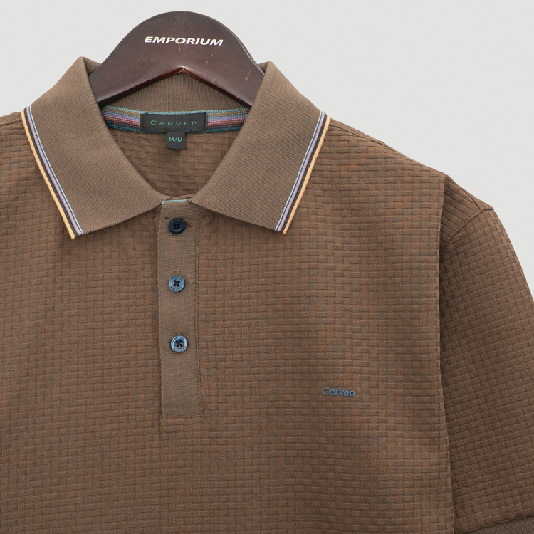 polo caf estructura plana marca carven slim 167145 377860
