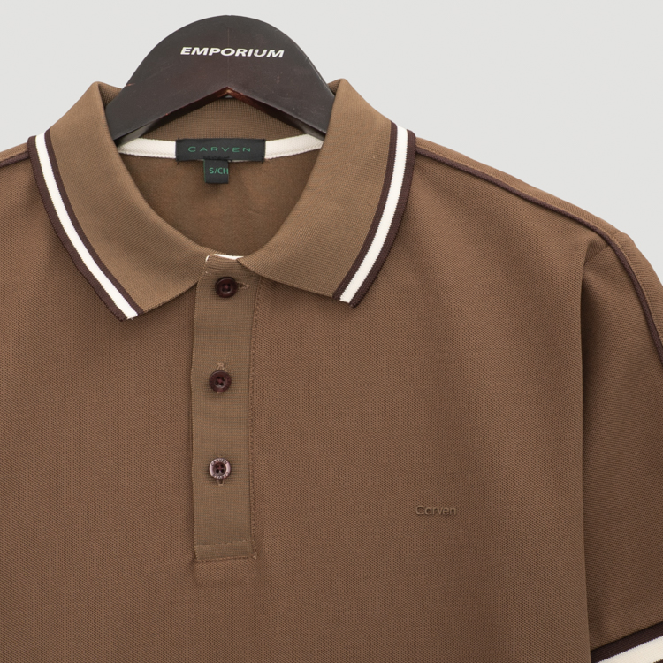 polo caf estructura plana marca carven slim 167200 377857