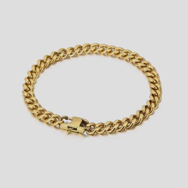 pulsera dorada estilo americana marca calak cl sico 150314 DORADO 1