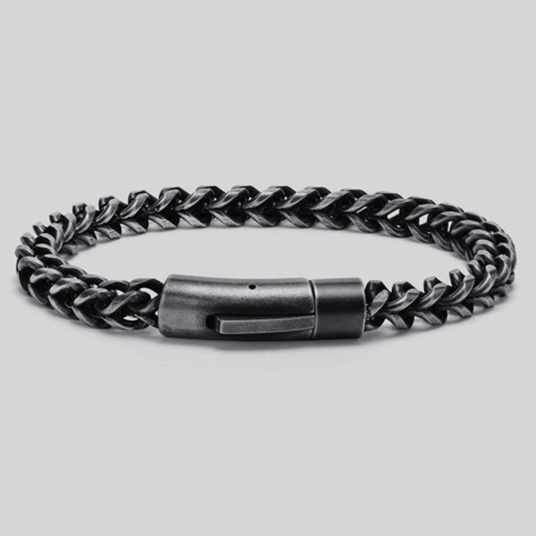 pulsera gris estilo vintage deluxe marca calak cl sico 142213 202067 1