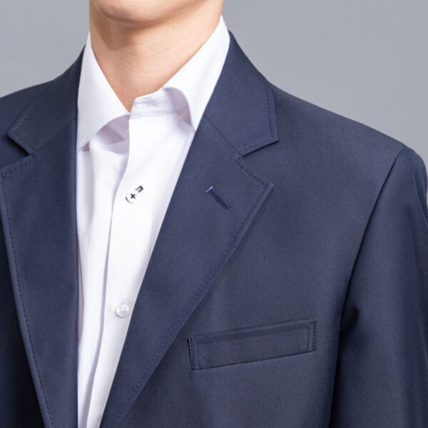 saco azul estructura plana marca bcasual cl sico 153088 AZUL 2