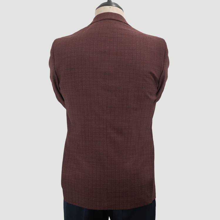 saco rojo estructura labrada marca business casual slim 162957 ROJO 3