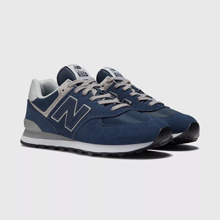 sneakers azul estilo ml574evn d marca new balance cl sico 136107 329263 1