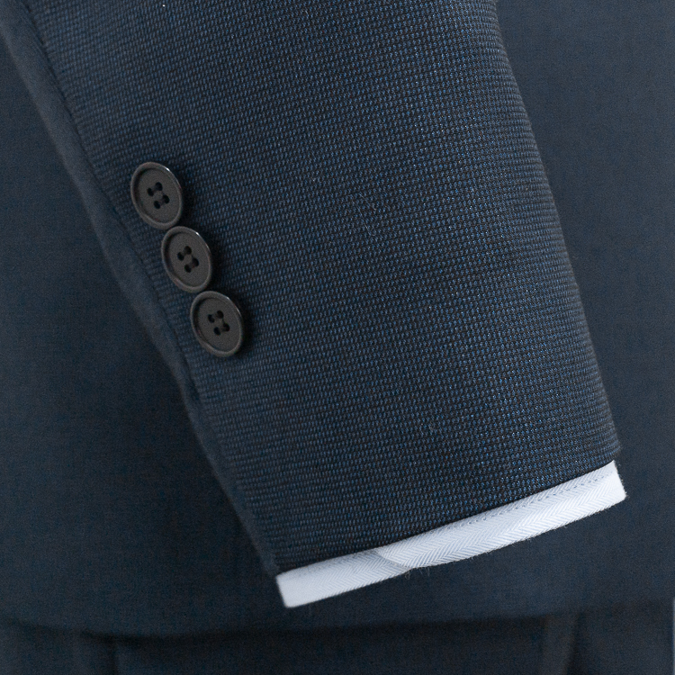 traje azul estilo estructurado liso marca smart slim 128906 AZUL MA 3