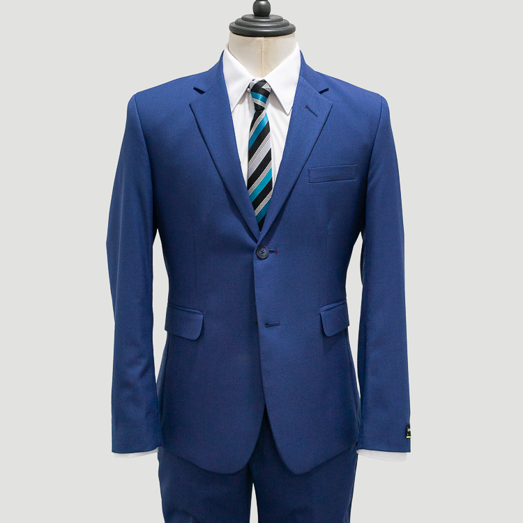 traje azul estructura labrada liso marca emporium cl sico 129311 AZUL