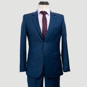 traje azul estructura labrada marca colletti slim 147873 261054 1