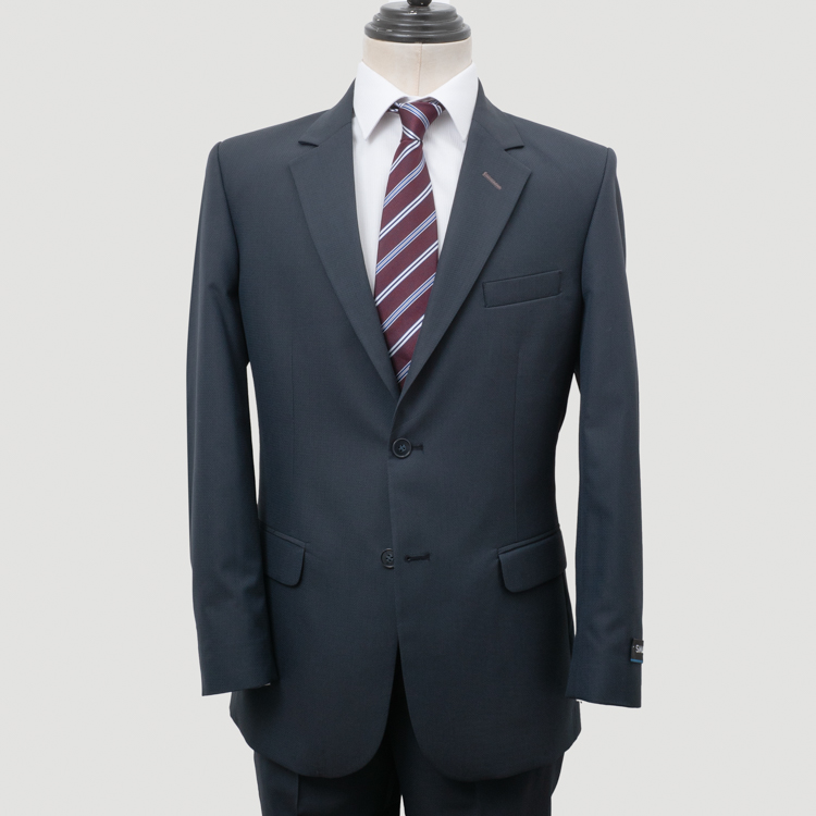 traje azul estructura labrada marca smart cl sico 157421 373218 1