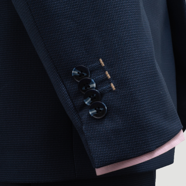traje azul estructura plana marca emporium slim 160054 AZUL 3