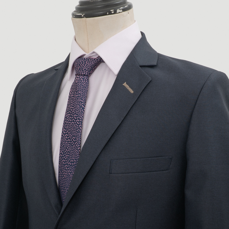 traje azul estructura plana marca smart slim 161333 AZUL