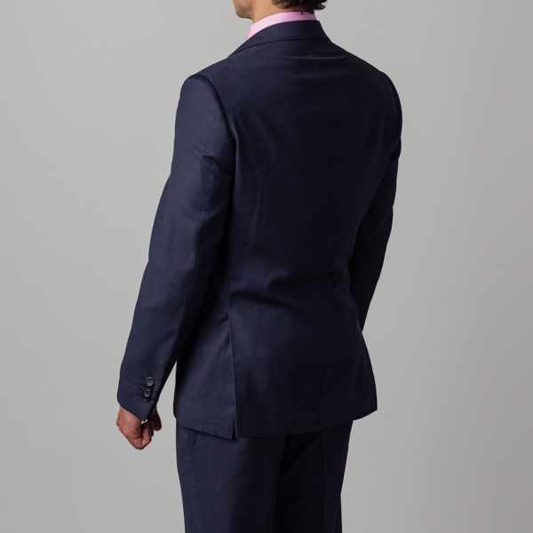 traje azul marino estructura labrada marca colletti slim 141591 AZUL MA