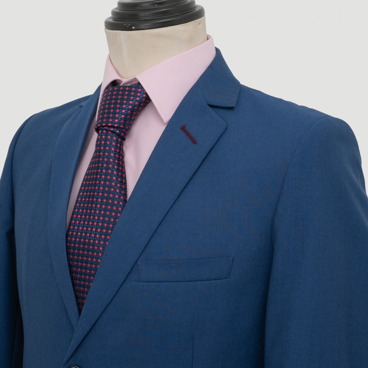 traje azul pa estructura plana marca smart slim 158732 AZUL PA 2
