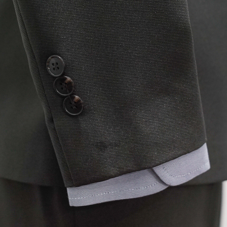 traje caf diseno labrado marca smart slim 127256 CAFE 4