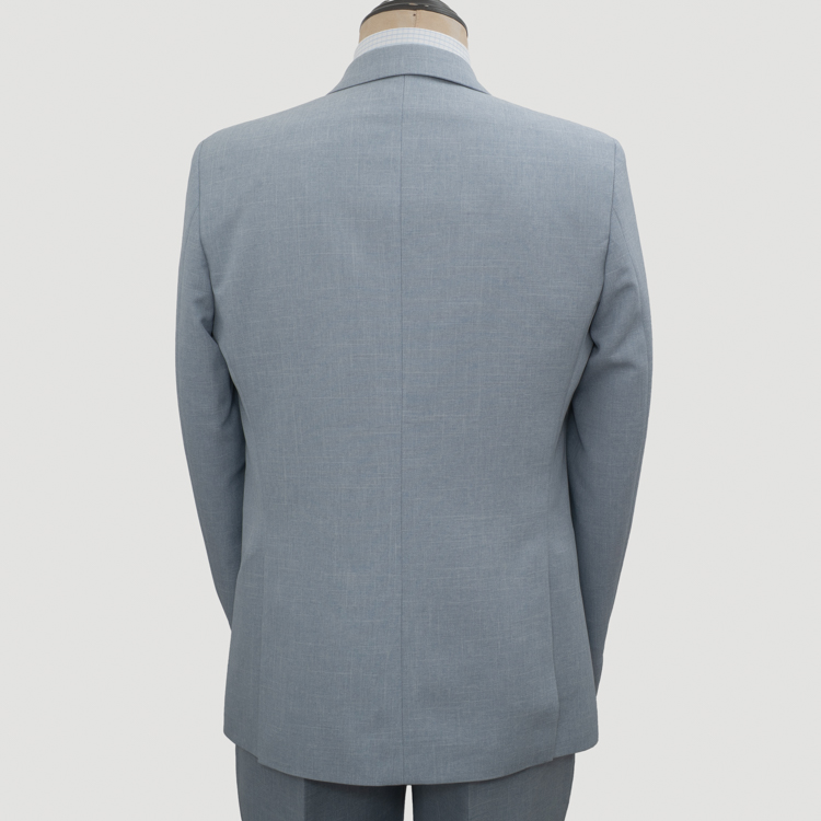 traje celeste estructura plana marca smart slim 163488 CELESTE