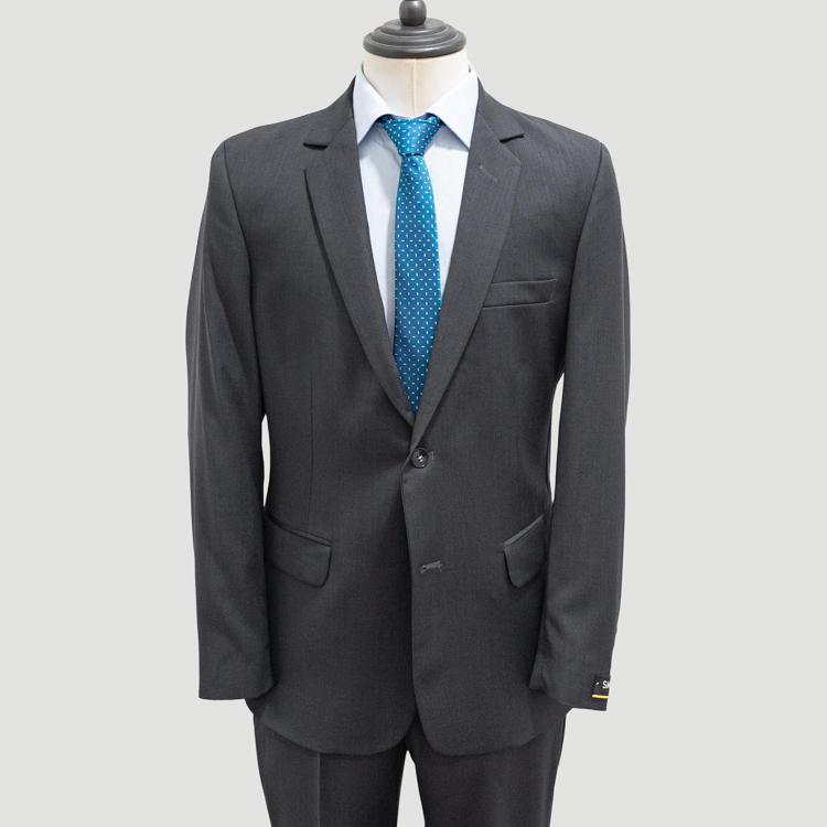 traje gris estructura labrada marca smart slim 143626 GRIS 1