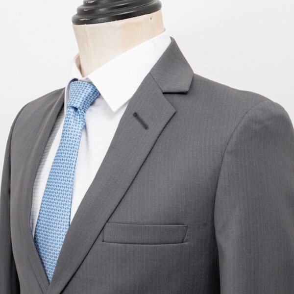 traje gris estructura plana marca smart slim 148083 GRIS 2