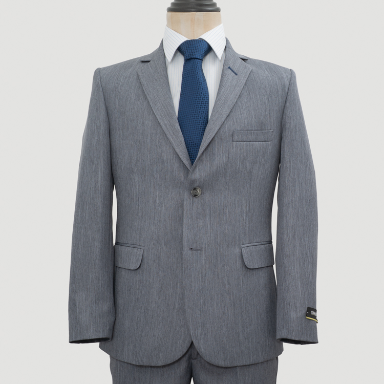 traje gris estructura plana marca smart slim 161324 GRIS