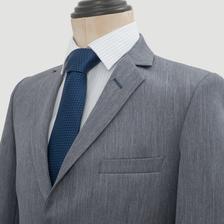 traje gris estructura plana marca smart slim 161324 GRIS