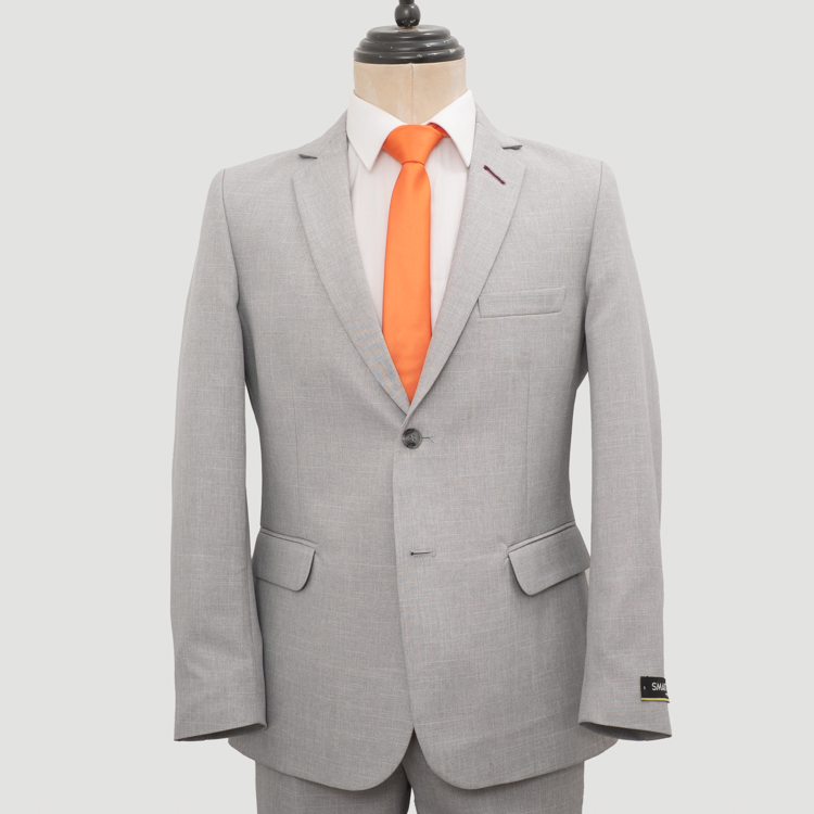 traje gris estructura plana marca smart slim 163461 GRIS