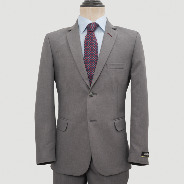 traje gris estructura plana marca smart slim 163479 GRIS PER