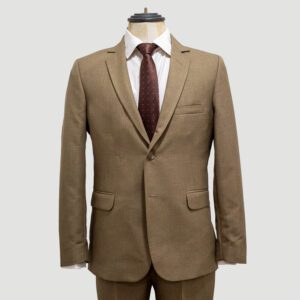 traje khaki estructura labrada marca smart slim 145043 219509 1