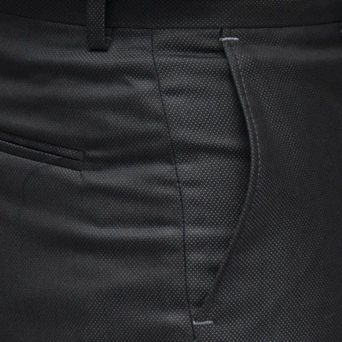 traje negro con diseno detalle labrado marca emporium slim 114650 NEGRO