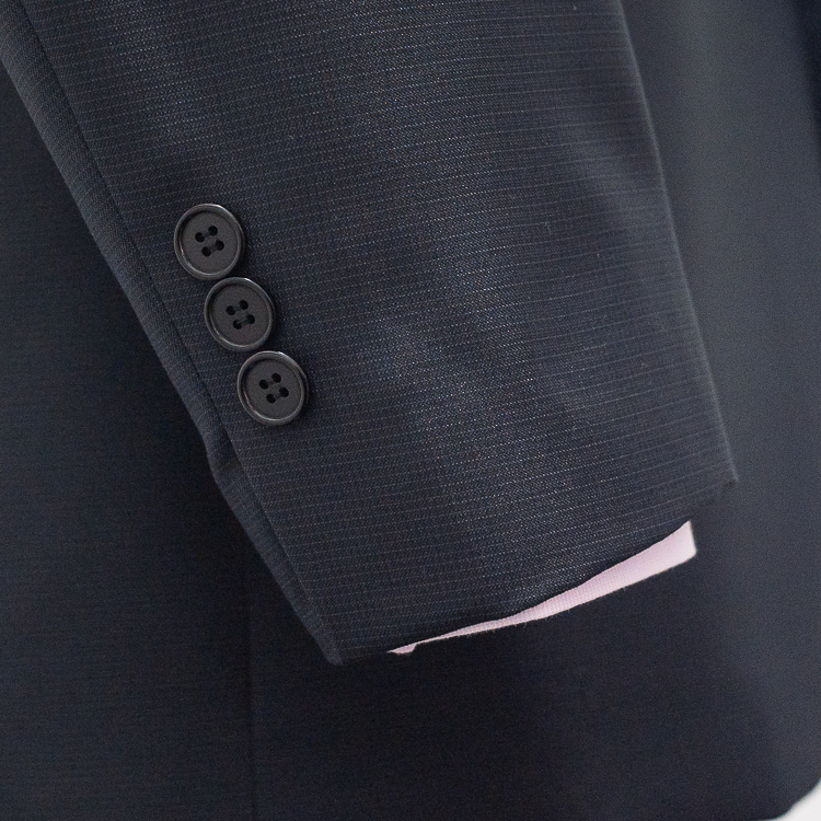 traje negro diseno labrado de cuadros marca smart cl sico 127823 NEGRO 4
