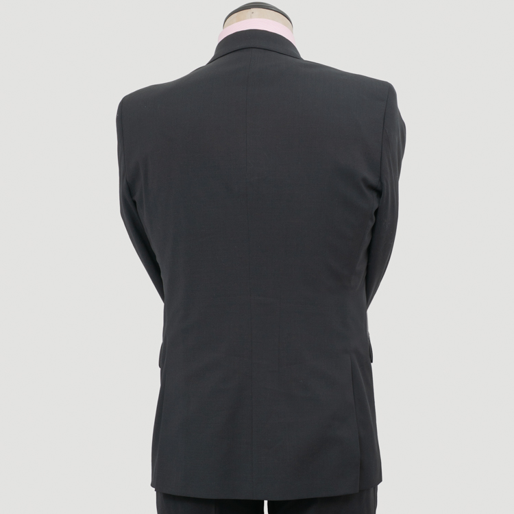 traje negro estructura labrada marca colletti slim 163138 NEGRO 4