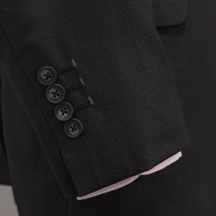 traje negro estructura labrada marca emporium cl sico 146349 NEGRO 3