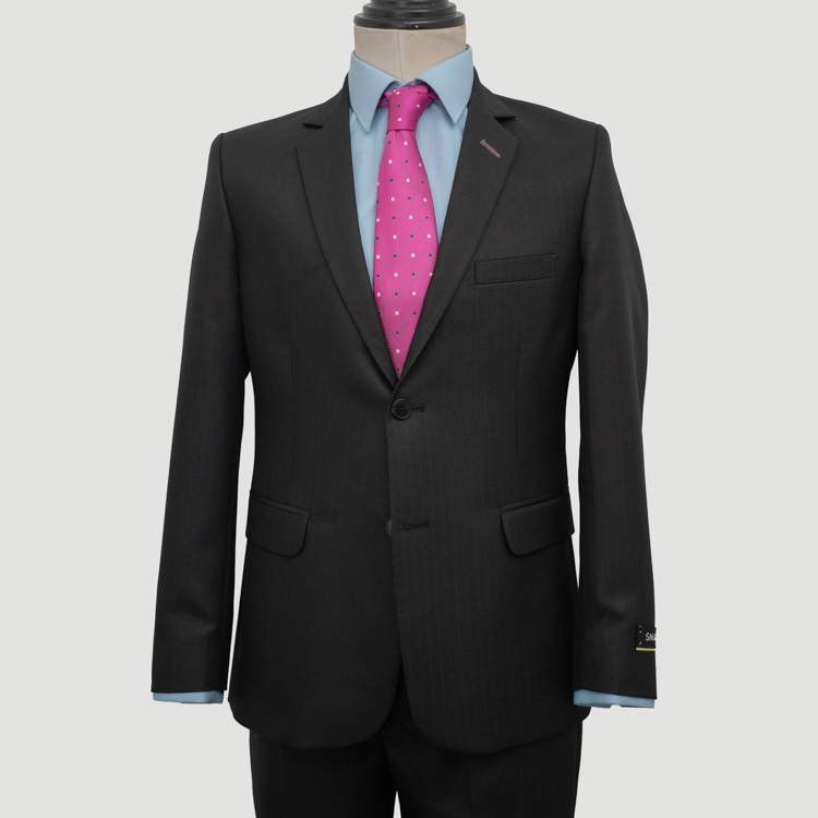 traje negro estructura labrada marca emporium cl sico 157406 NEGRO 1
