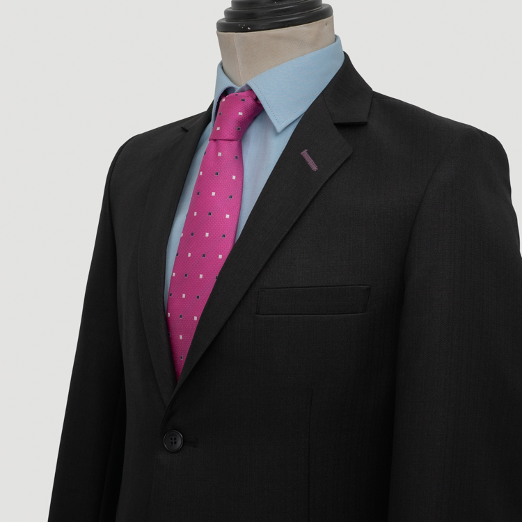 traje negro estructura labrada marca emporium cl sico 157406 NEGRO 2
