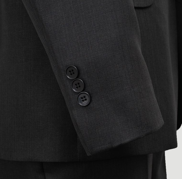 traje negro estructura labrada marca emporium cl sico 157406 NEGRO 3