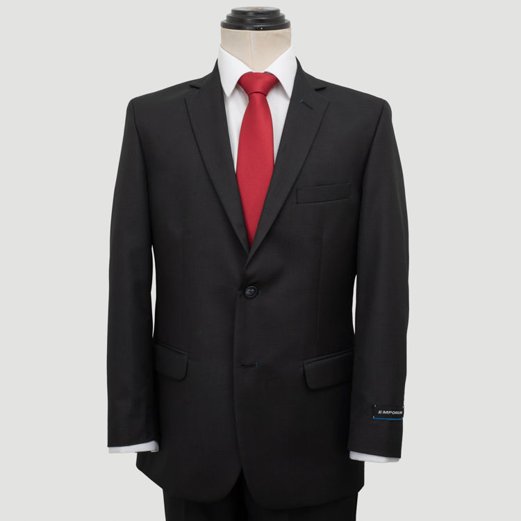 traje negro estructura labrada marca emporium cl sico 160161 345343 1