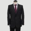 traje negro estructura labrada marca smart cl sico 146280 NEGRO 1