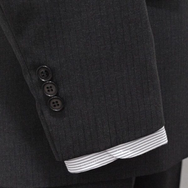 traje negro estructura labrada marca smart cl sico 146280 NEGRO 3