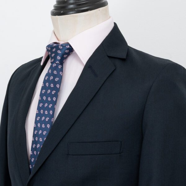 traje negro estructura labrada marca smart slim 131722 219521 2