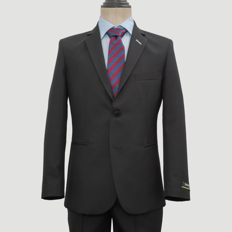 traje negro estructura plana marca smart slim 163506 NEGRO