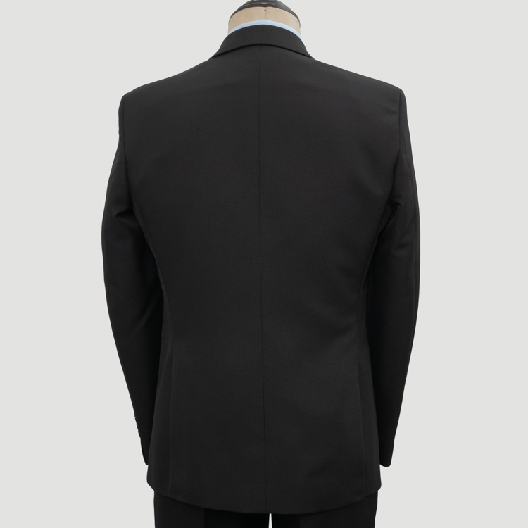 traje negro estructura plana marca smart slim 163506 NEGRO