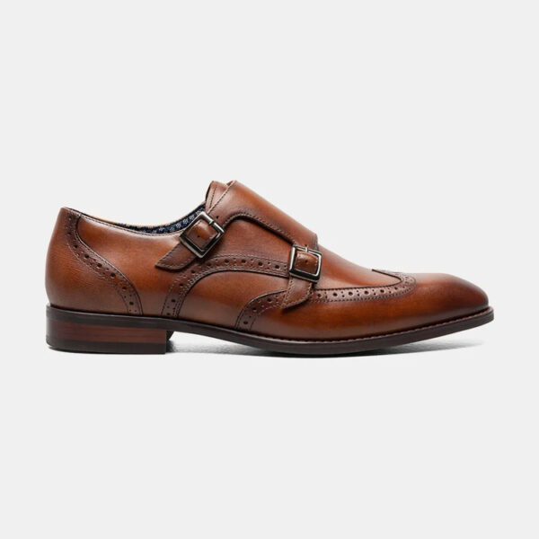 zapatos cognac estilo karson marca stacy adams cl sico 155554 COGNAC 2