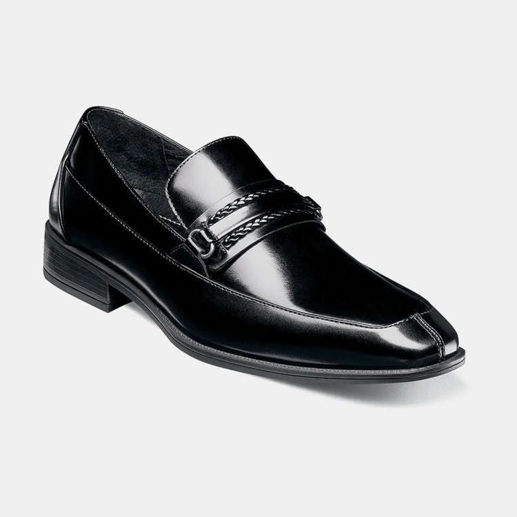 zapatos formales negro estilo aberdeen marca stacy adams cl sico 160435 349308 1