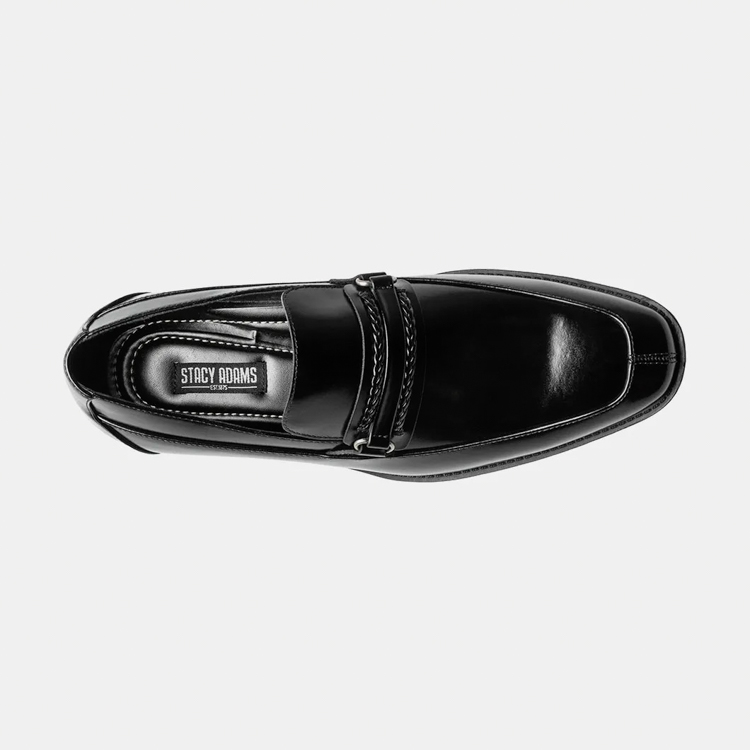 zapatos formales negro estilo aberdeen marca stacy adams cl sico 160435 NEGRO 4