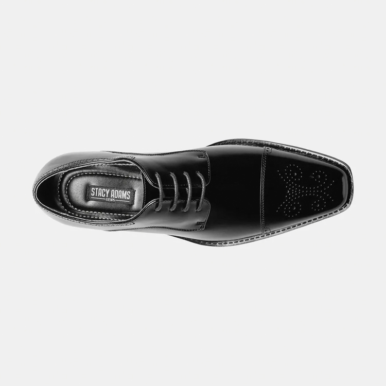 zapatos formales negro estilo kenway marca stacy adams cl sico 160430 NEGRO 4