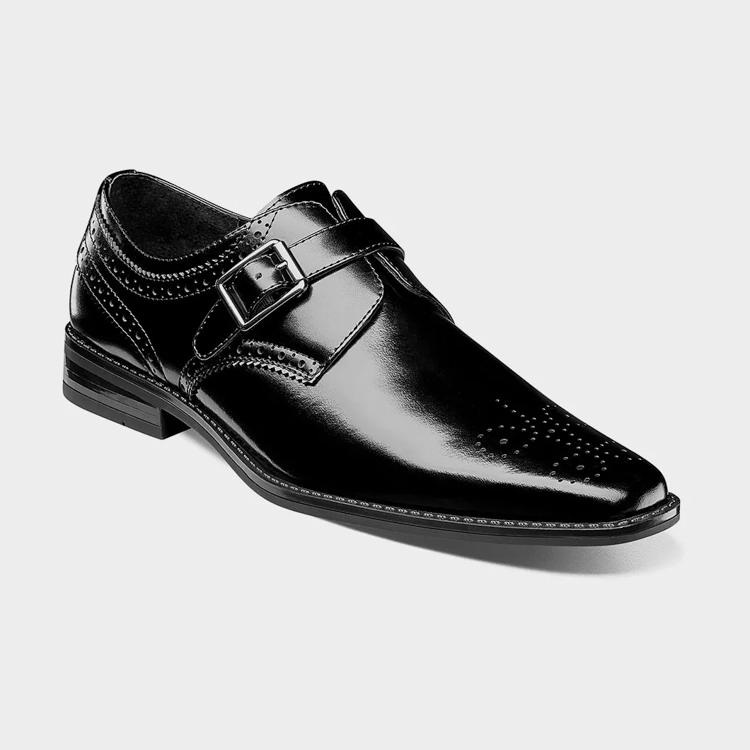 zapatos formales negro estilo kinsley marca stacy adams cl sico 164403 357620 1